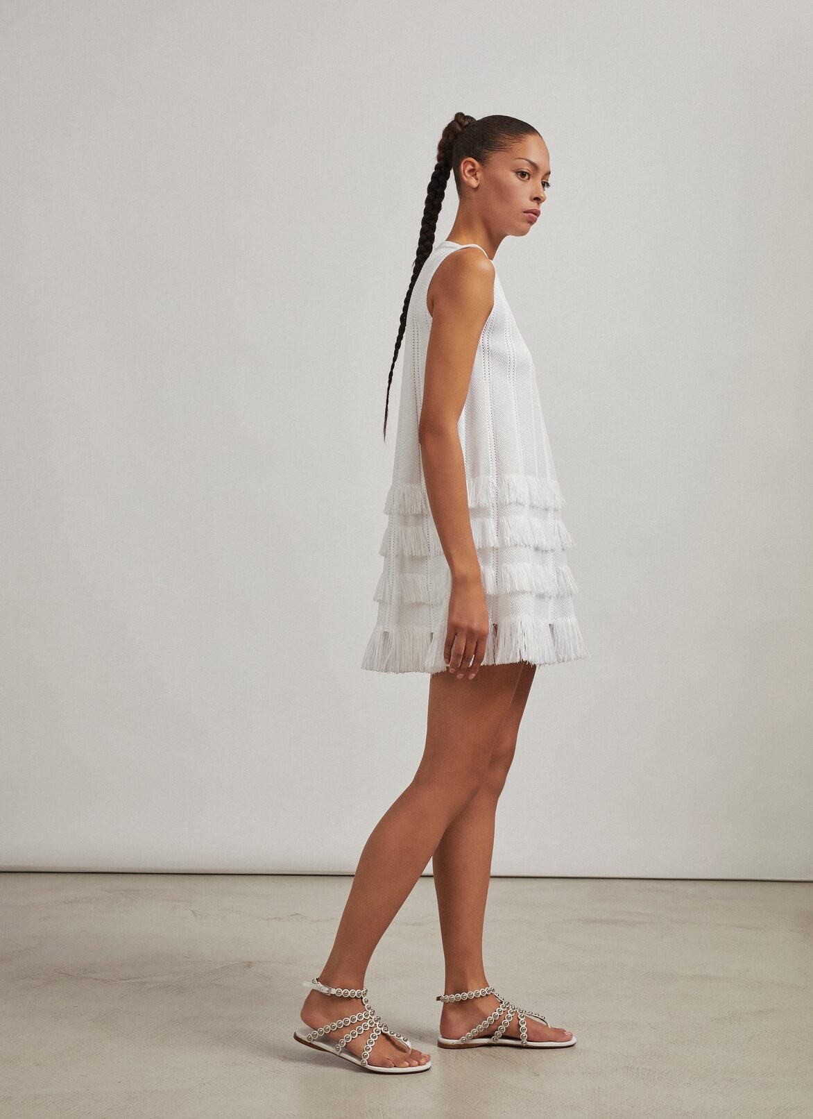 Cardigan ALAÏA WHITE CARDIGAN